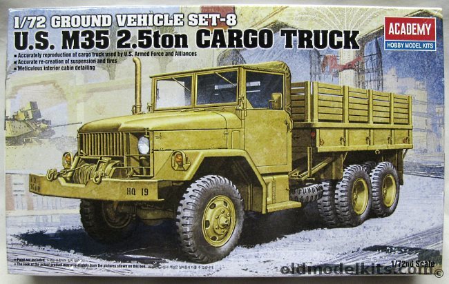 Academy 1/72 US M35 2.5 Ton Cargo Truck, 13410 plastic model kit